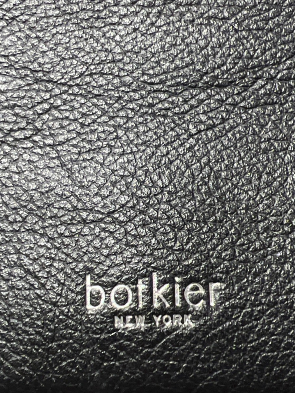 Botkier Black Pebbled Leather Messenger Crossbody - Picture 4 of 11